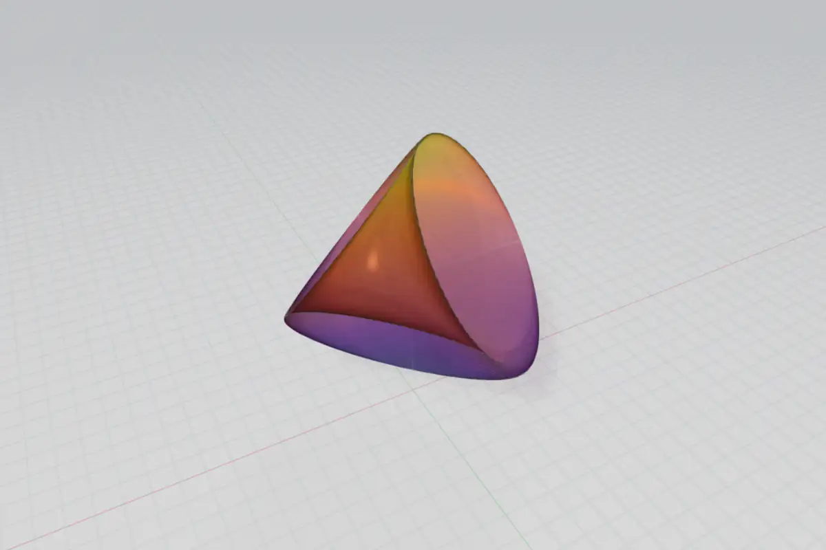 Roman surface, Steiner's tetrahedral quartic model of the projective plane
